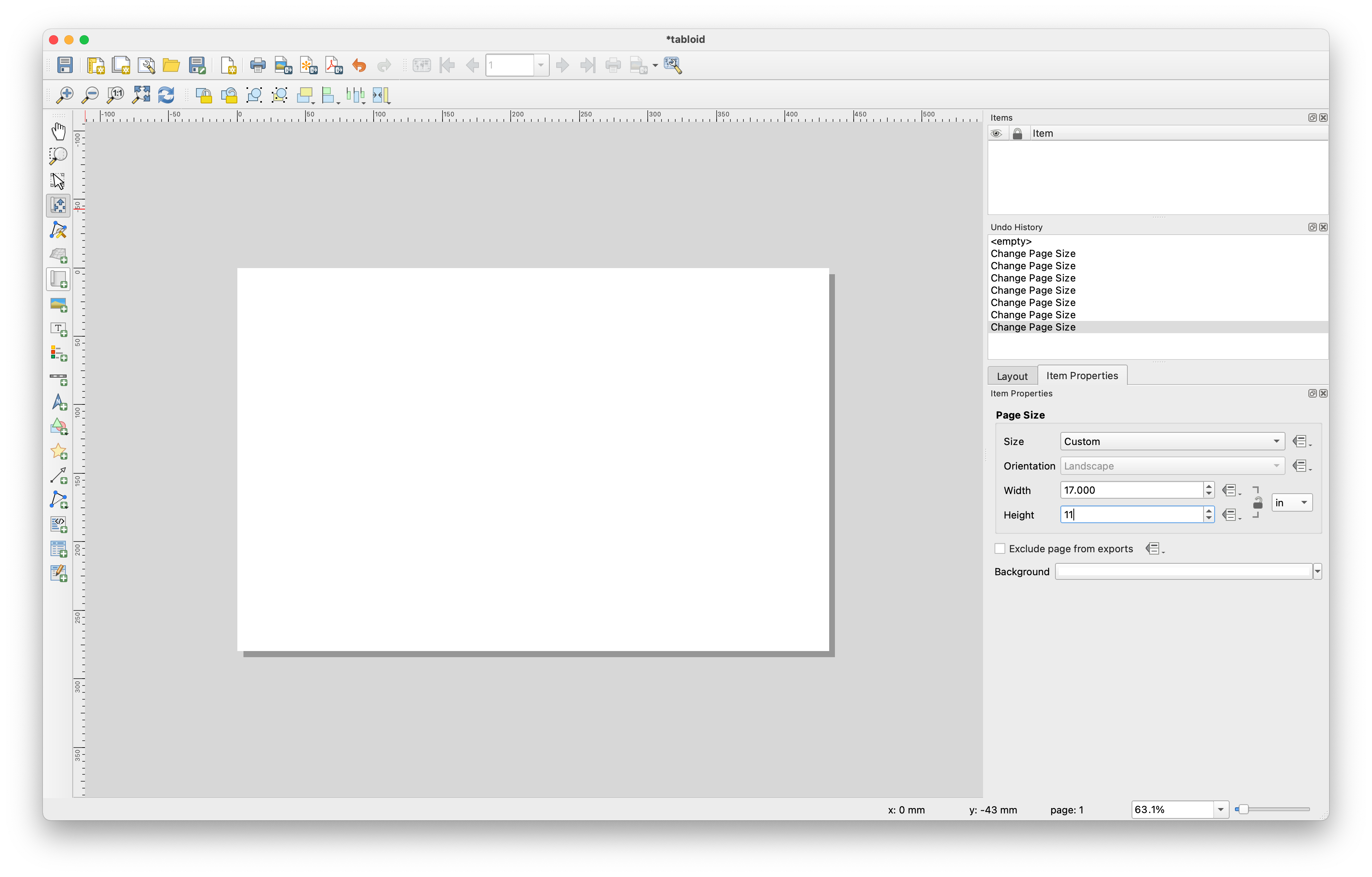 page size